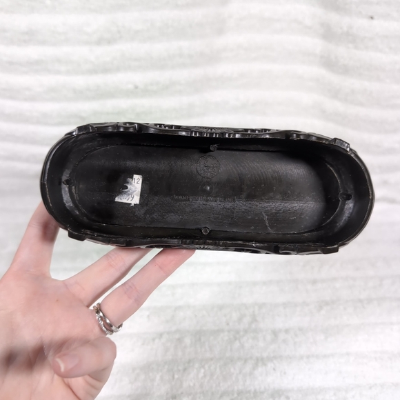 Vita Faux Jade Asian Woman Hong Kong Figure Girl Statue Decor Plastic Vintage - Picture 6 of 9